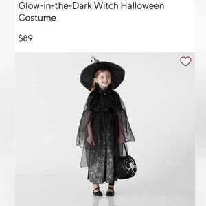 Pottery Barn Kids Glow In The Dark Witch Costume